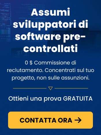 Assumi sviluppatori di software pre-controllati