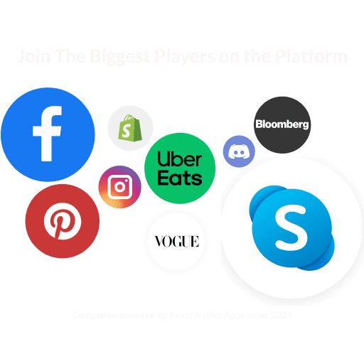 Companies powered by React Native Apps
