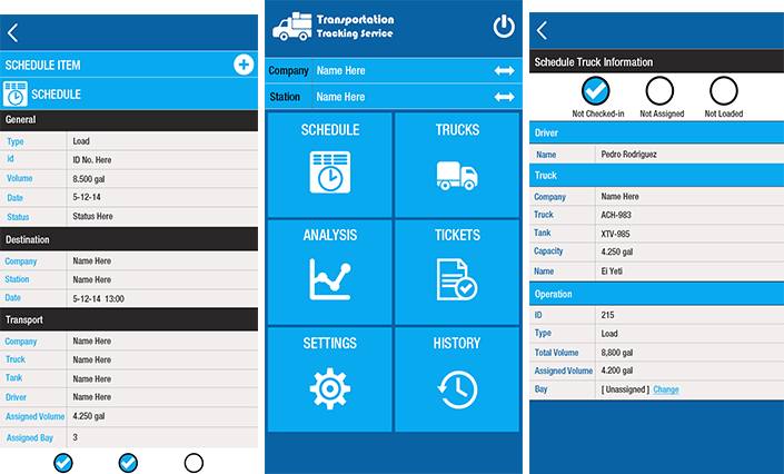 Truck Logistics Tracking Service