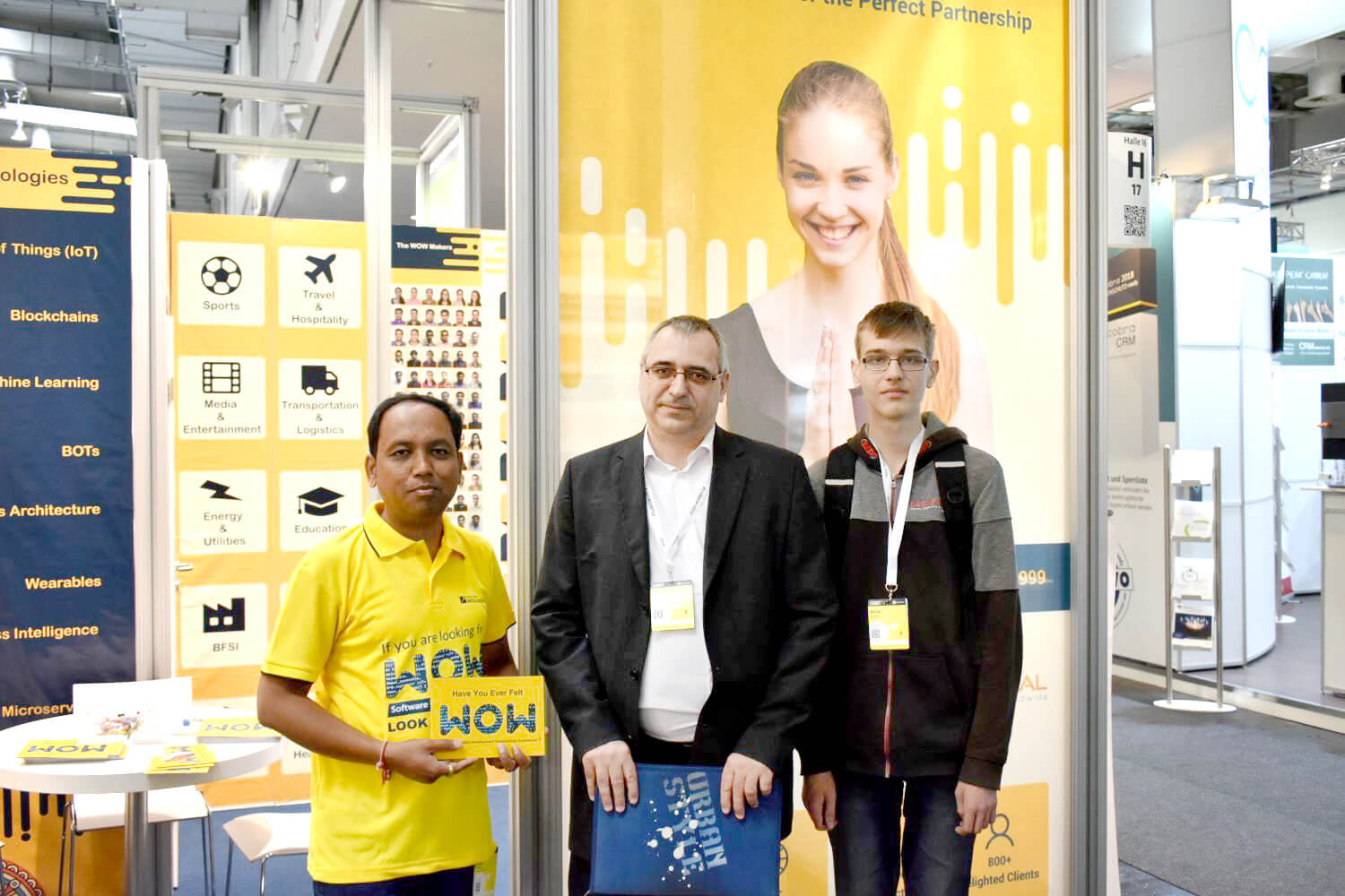 WeblineIndia Meet Client at CEBIT, 2018