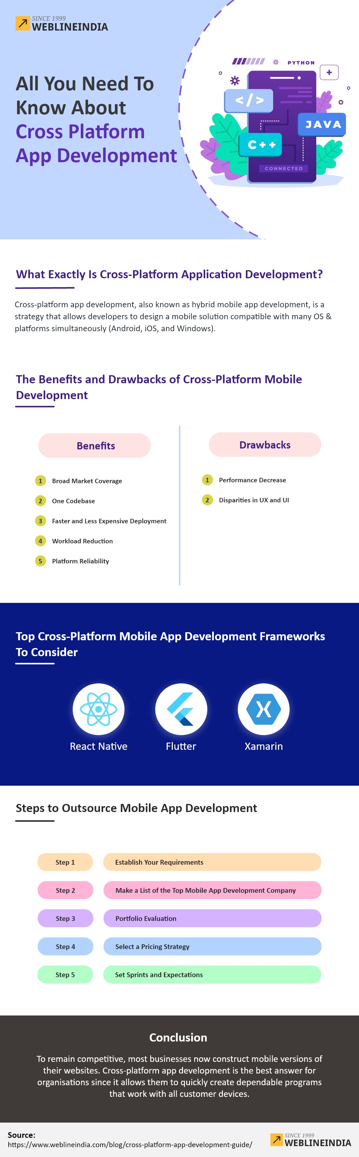 Cross-Platform App Development Infographic