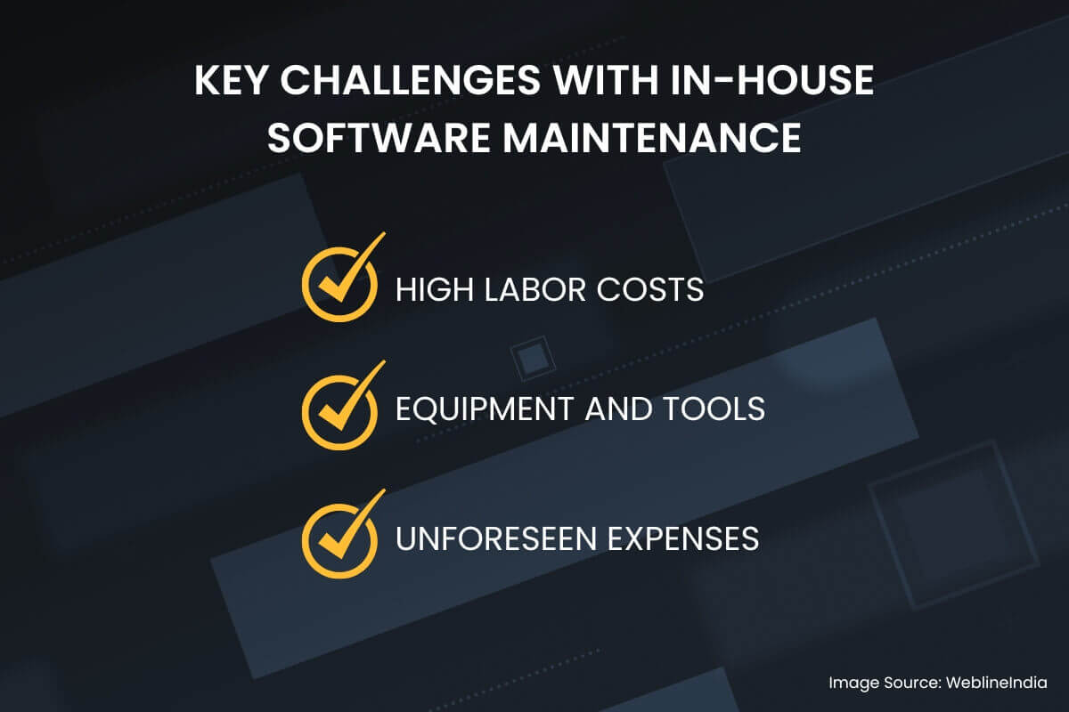 Principaux défis de la maintenance logicielle en interne Principaux défis de la maintenance logicielle en interne