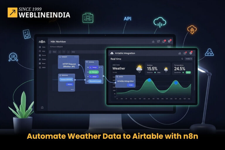 אוטומציה של מזג האוויר ב-n8n
