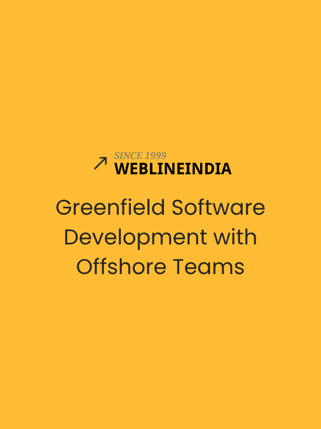 Greenfield Software Dev with Offshore Teams