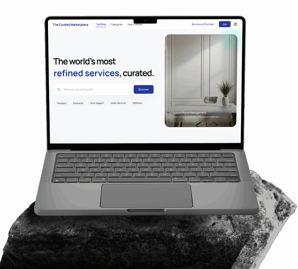Scalable custom marketplace platform dashboard