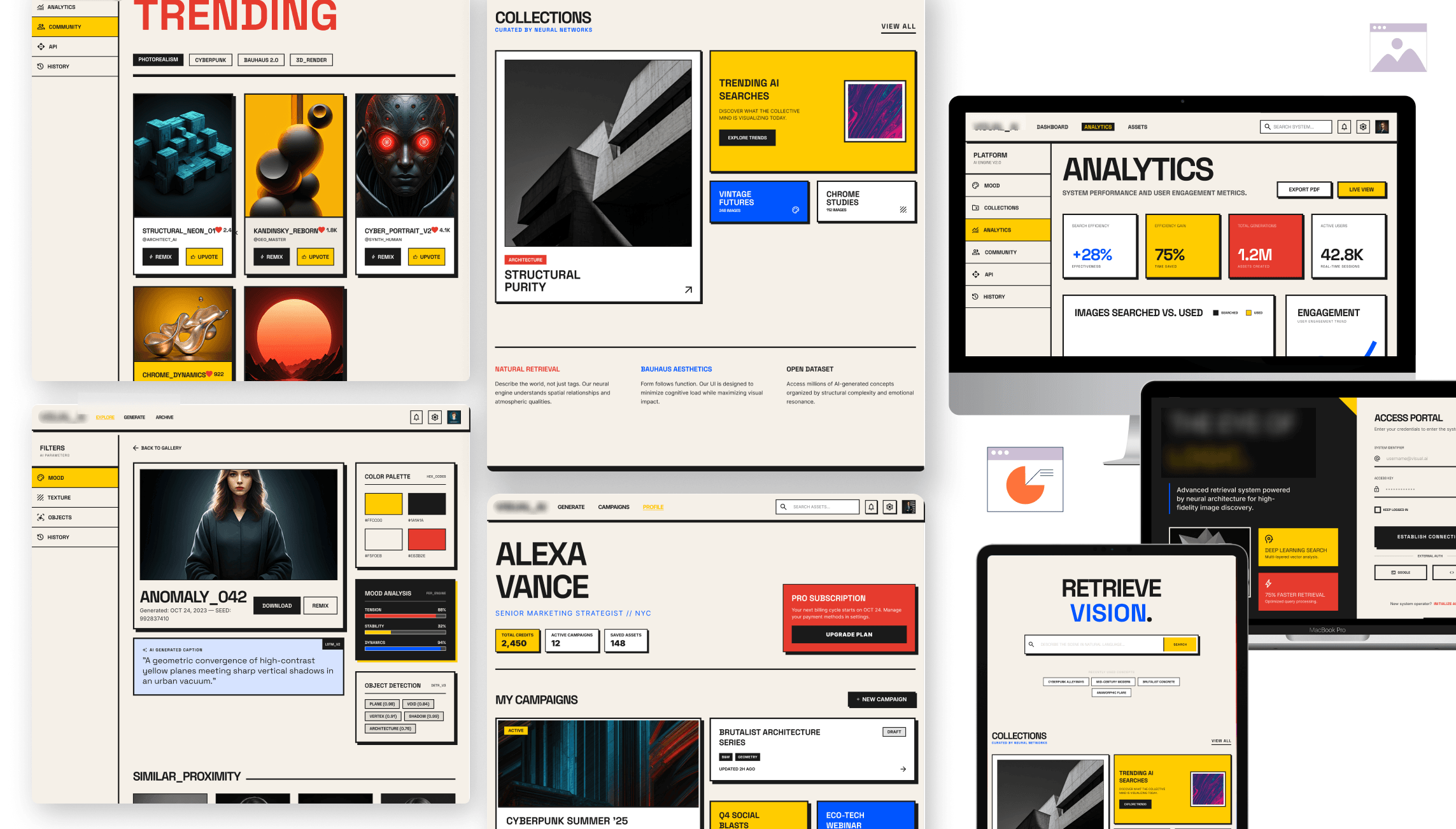 AI image retrieval system overview