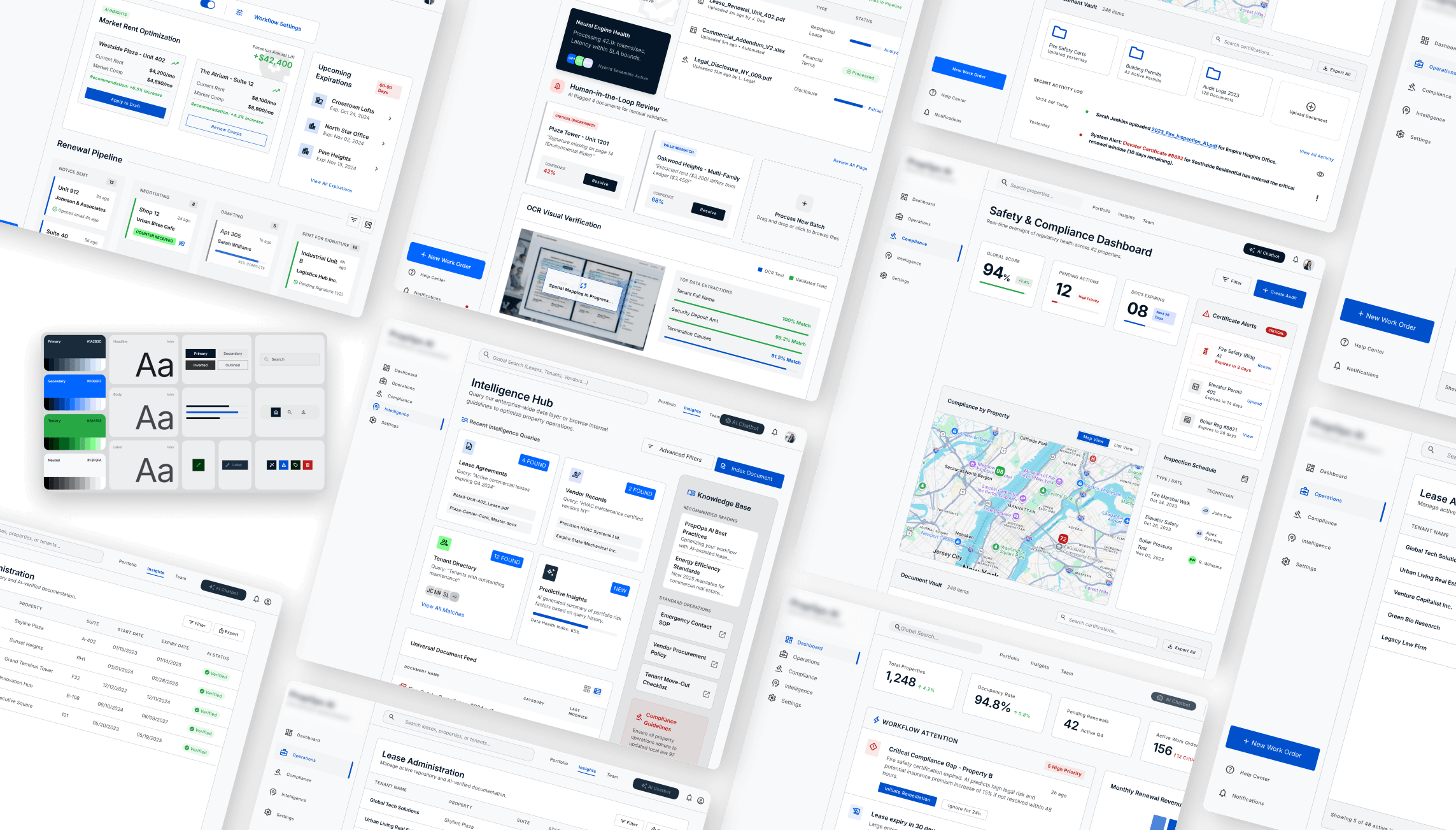 AI Property Operations Brand AI-powered property operations brand identity.