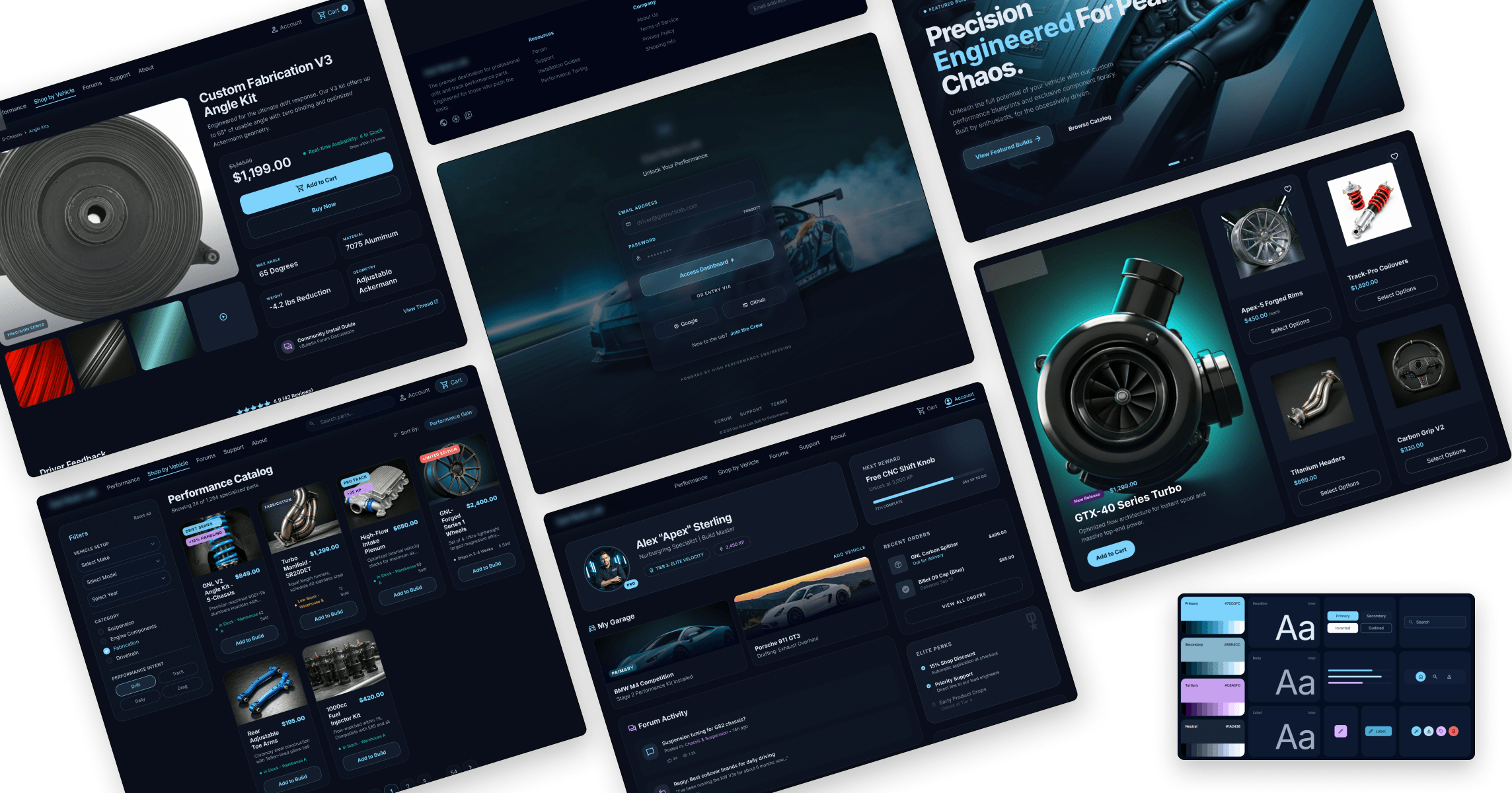Auto parts eCommerce UI design