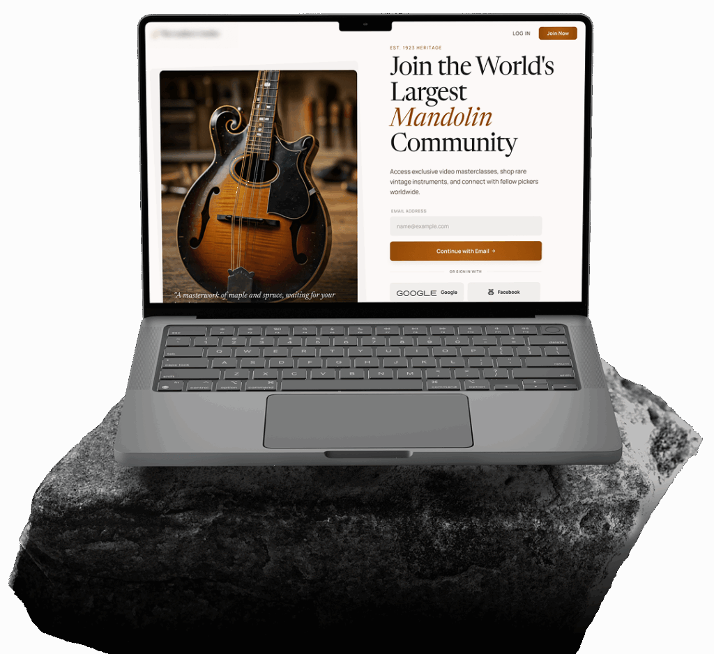 Mandolin Talk platform interface