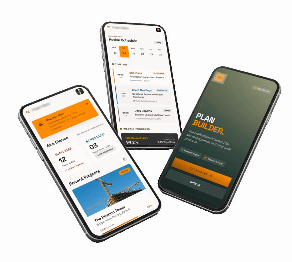 Construction Plan Builder Application Construction Plan Builder Application