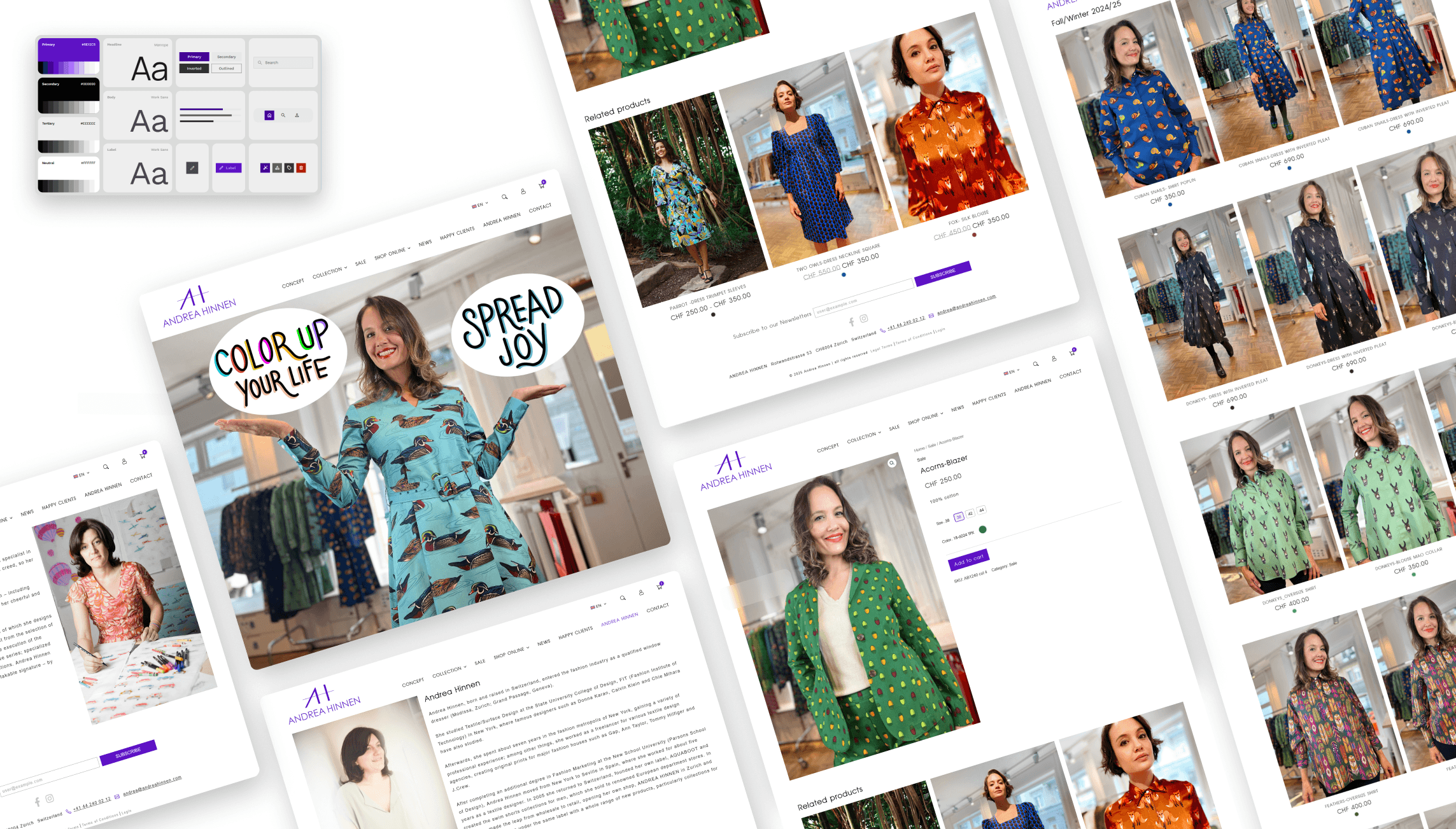 Fashion eCommerce Store Overview eCommerce store system overview
