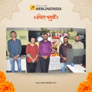 Ganesh Chaturthi Celebration at WeblineIndia