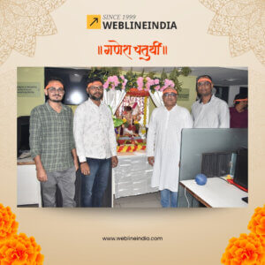 Ganesh Chaturthi Celebration at WeblineIndia