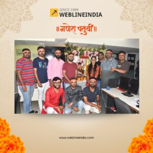 Ganesh Chaturthi Celebration at WeblineIndia