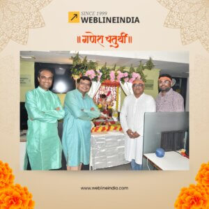 Ganesh Chaturthi Celebration at WeblineIndia