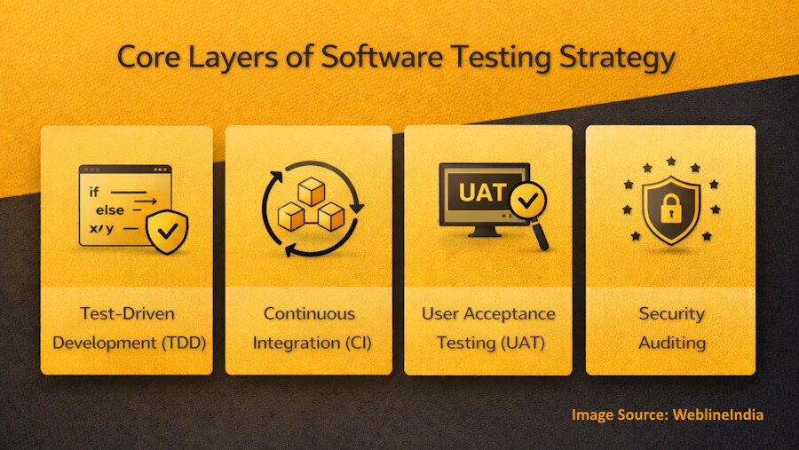 Kernelag af softwareteststrategi