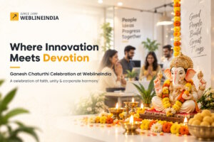 Ganesh Chaturthi Celebration at WeblineIndia