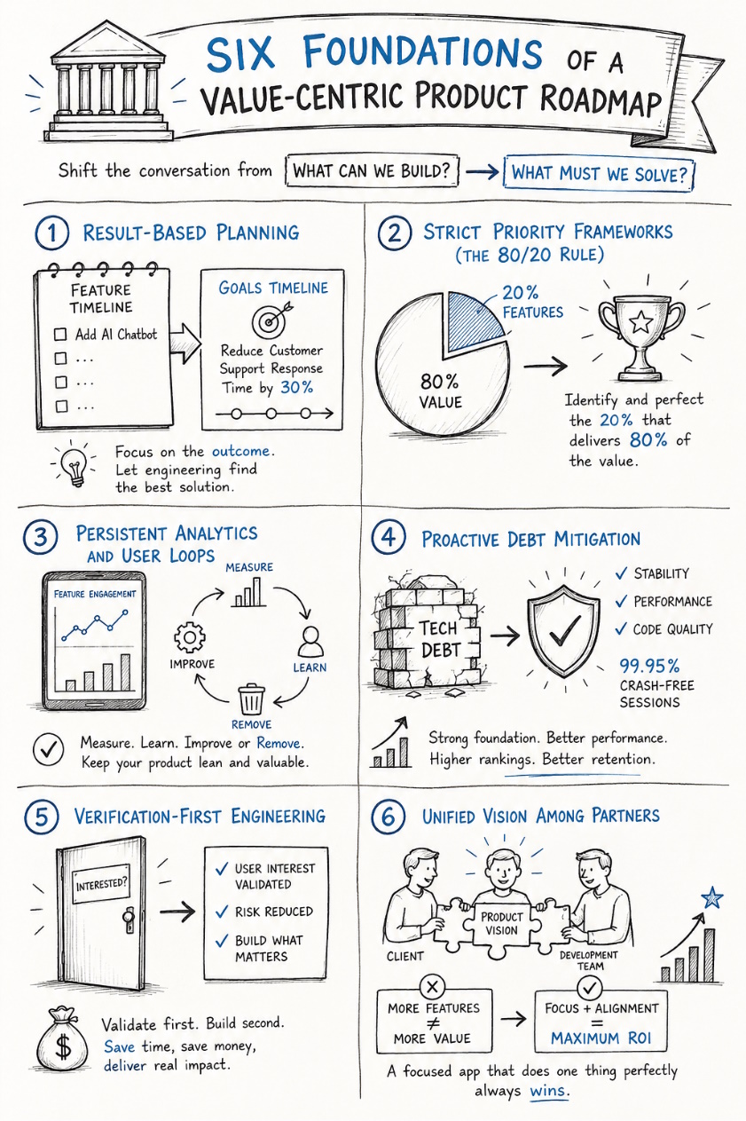 Six Foundations of a Value-Centric Product Roadmap